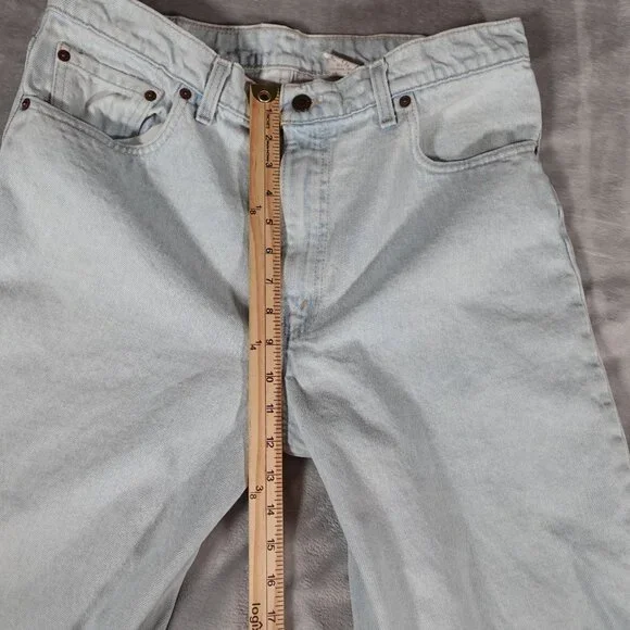 Vintage Levis 550 Relaxed Tapered Leg Jeans Mens 36x36 (Fits 34x35) Flaws READ! - Picture 16 of 16